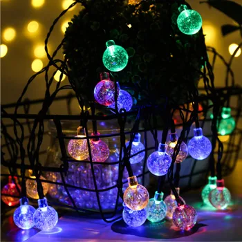 Solar LED Crystal Ball Light String Outdoor Garden Lawn Pavilion Waterproof Light Festival Wedding Decoration Garden Light
Solar LED Crystal Ball Light String Outdoor Garden Lawn Pavilion Waterproof Light Festival Wedding Decoration Garden Light