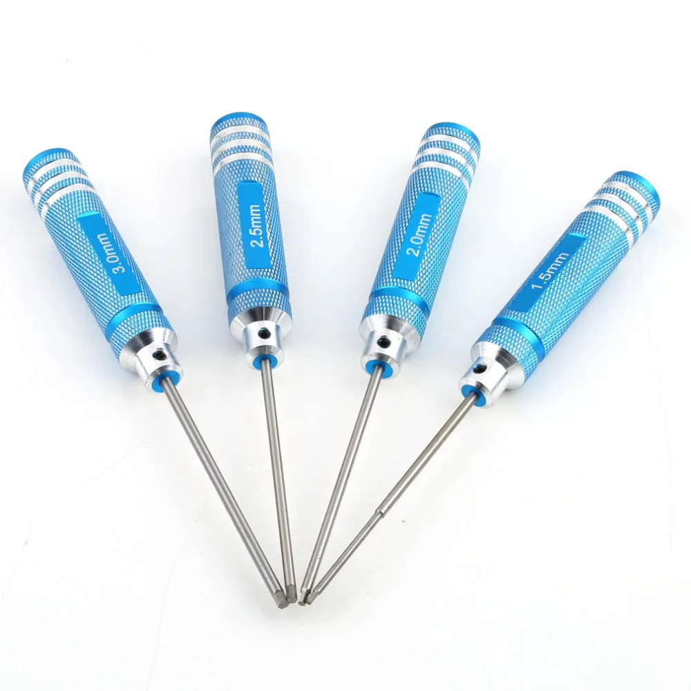 4PCS Hex Screw Driver Tool Kit For RC Helicopter Plane Transmitter Car Blue screwdriver sets hand tool screwdrivers
4PCS Hex Screw Driver Tool Kit For RC Helicopter Plane Transmitter Car Blue screwdriver sets hand tool screwdrivers