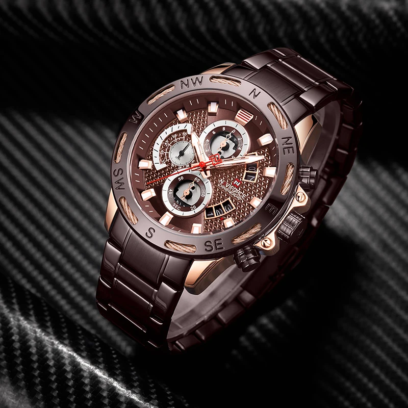 NAVIFORCE Business Watch For Men Fashion Luxury Military Quartz Wristwatch Casual Wateproof Watches Clock Male Relogio Masculino
NAVIFORCE Business Watch For Men Fashion Luxury Military Quartz Wristwatch Casual Wateproof Watches Clock Male Relogio Masculino