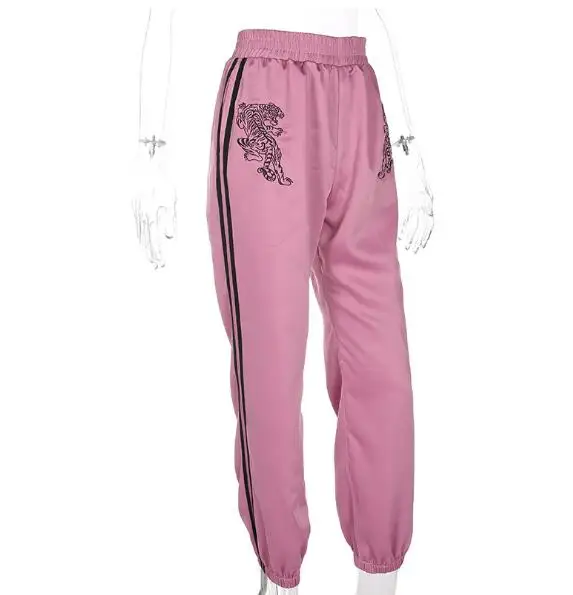High quality women's new embroidered trousers loose casual pants cartoon embroidered ribbon stitching high elastic feet pants
High quality women's new embroidered trousers loose casual pants cartoon embroidered ribbon stitching high elastic feet pants