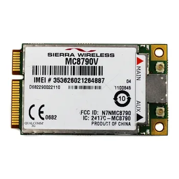 Wireless Adapter Card for Sierra MC8790V Wireless 3G WWAN HSPA UMTS EDGE GPRS GSM GPS Function WCDMA Module 7.2 Mbps 5.76M Mini
Wireless Adapter Card for Sierra MC8790V Wireless 3G WWAN HSPA UMTS EDGE GPRS GSM GPS Function WCDMA Module 7.2 Mbps 5.76M Mini