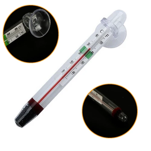 Useful GlassTube Aquarium Fresh/Salt Fish Thermometer Temperature Submersible Suction Aquariums Tanks Decor Function Great
Useful GlassTube Aquarium Fresh/Salt Fish Thermometer Temperature Submersible Suction Aquariums Tanks Decor Function Great