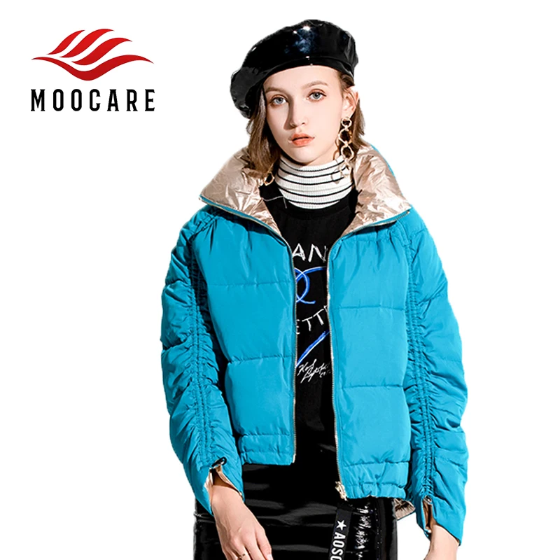 Women Water Resistant Puffer Jacket Solid Color Plus Size Boyfriend Style Reversible Outerwear Short Duck Down Winter Coat
Women Water Resistant Puffer Jacket Solid Color Plus Size Boyfriend Style Reversible Outerwear Short Duck Down Winter Coat
