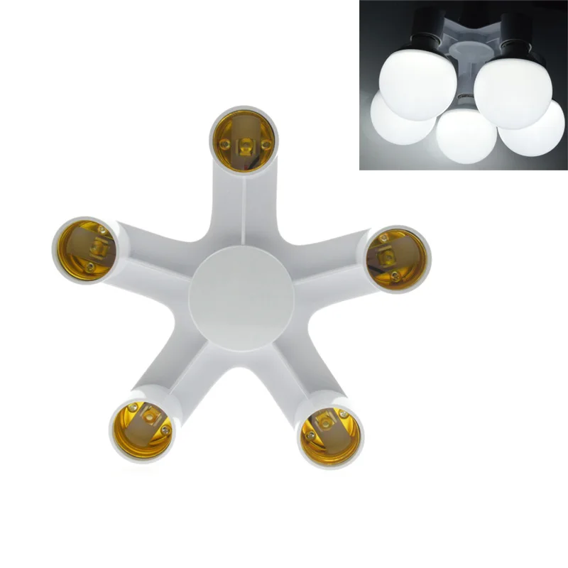 1 to 3 4 5 Light Adapter Converters lamp Base Holder E27 to E27 Socket plug Splitter for LED Lighting Lamp Split Adapter Bulb
1 to 3 4 5 Light Adapter Converters lamp Base Holder E27 to E27 Socket plug Splitter for LED Lighting Lamp Split Adapter Bulb