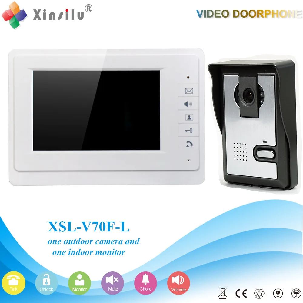 7" LCD Color monitor Video Door Phone Doorbell Intercom System 1 RFID Access Camera + 1 White Monitor In Stock
7" LCD Color monitor Video Door Phone Doorbell Intercom System 1 RFID Access Camera + 1 White Monitor In Stock