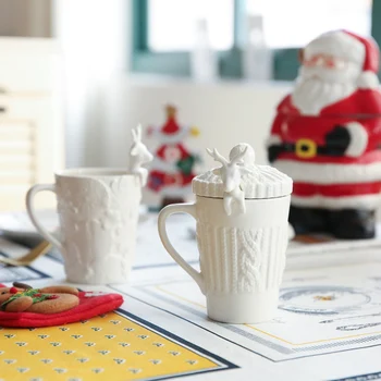 Lace Ceramic Mug Wool Cup Christmas Elk Coffee Mug Water Mug Dessert Dish Afternoon Tea cup
Lace Ceramic Mug Wool Cup Christmas Elk Coffee Mug Water Mug Dessert Dish Afternoon Tea cup