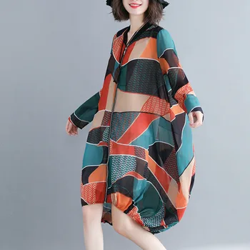 #3019 Summer Irregular Printed Chiffon Long Sleeve Coat For Women Cardigan Joker Sunscreen Chffion Trench Coat Loose Oversize
#3019 Summer Irregular Printed Chiffon Long Sleeve Coat For Women Cardigan Joker Sunscreen Chffion Trench Coat Loose Oversize