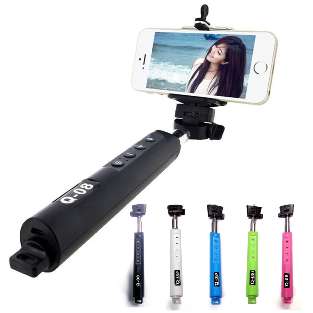 Universal Bluetooth Mobile Phone Mini Handheld Selfie Stick Extendable Portable Monopod Tripod for iPhone Samsung Galaxy Camera