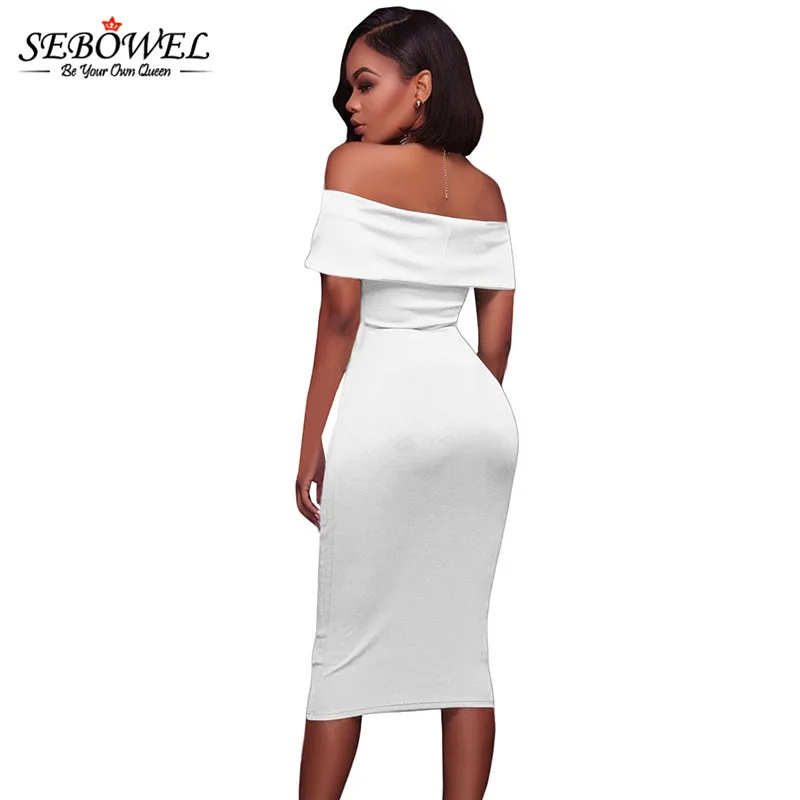 White-Ruched-Off-Shoulder-Bodycon-Midi-Dress-LC61507-1-3