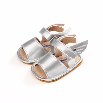 New Style Infant Baby Sandals PU Wing Prewalkers Rubber Sole Anti-slip Summer Sandals Baby Boy Girl Shoes Wholesale
New Style Infant Baby Sandals PU Wing Prewalkers Rubber Sole Anti-slip Summer Sandals Baby Boy Girl Shoes Wholesale