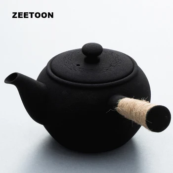 210ml Creative Japanese Style Kung Fu Tea Set Ceramic Coarse Pottery Yixing Purple Clay Side Handgrip Teapot Handmade Tea Pot
210ml Creative Japanese Style Kung Fu Tea Set Ceramic Coarse Pottery Yixing Purple Clay Side Handgrip Teapot Handmade Tea Pot