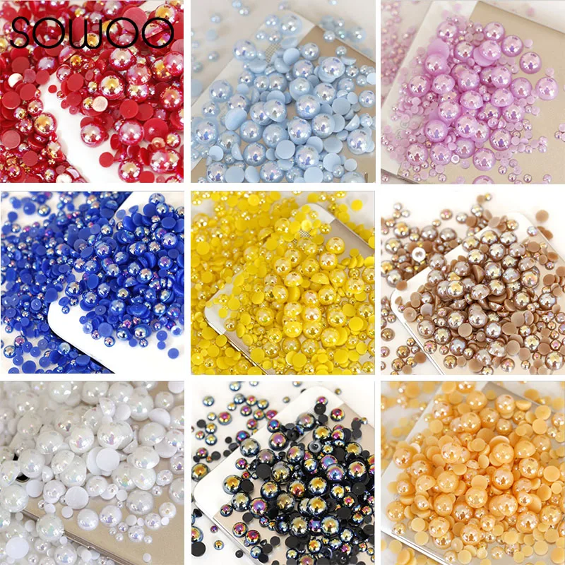 AB color Mix Size 4400PCS/Lot half pearl rhinestone DIY Decoration Nail round studs Jewelry 3D Metal Floating Nail Tool
AB color Mix Size 4400PCS/Lot half pearl rhinestone DIY Decoration Nail round studs Jewelry 3D Metal Floating Nail Tool