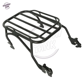 Black Motorcycle Detachable Solo Luggage Mounting Rack Case for Harley Road King Custom FLHR 1997-2008 
Black Motorcycle Detachable Solo Luggage Mounting Rack Case for Harley Road King Custom FLHR 1997-2008
