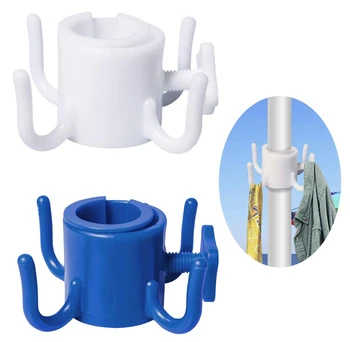 2 Pack Beach Umbrella Hanging Hook 4-prongs Plastic Umbrella Hook Hanging for Towels, Beach Bags, Hats, Clothes, Camera, Sungl
2 Pack Beach Umbrella Hanging Hook 4-prongs Plastic Umbrella Hook Hanging for Towels, Beach Bags, Hats, Clothes, Camera, Sungl