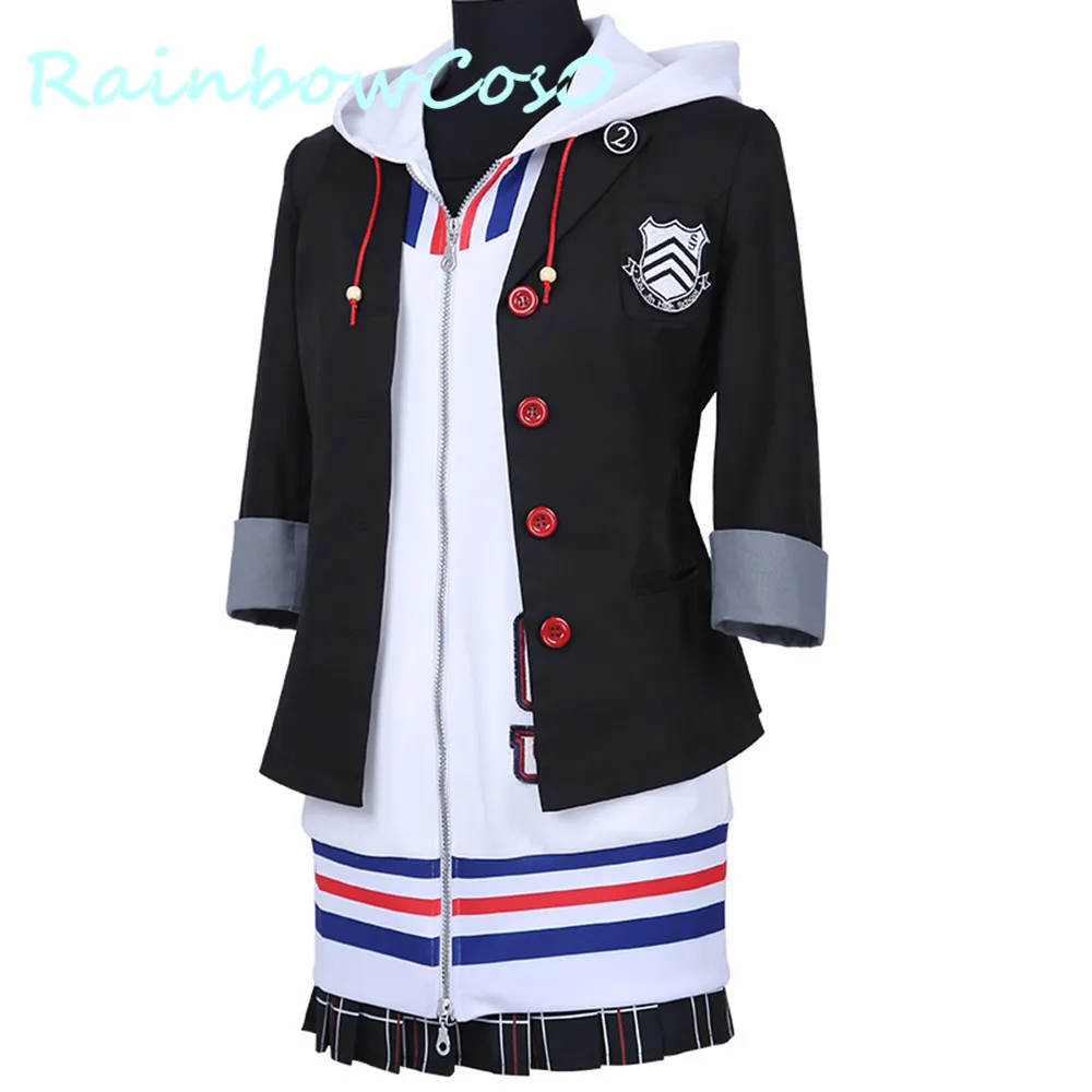Костюм для косплея RainbowCos0 Persona 5 P5 Anne Takamaki Униформа платье игра аниме