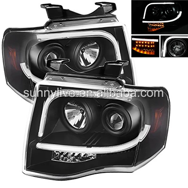 2007-14 Year Black SN style For FORD Expedition LED Strip HeadLamp led headlight
2007-14 Year Black SN style For FORD Expedition LED Strip HeadLamp led headlight