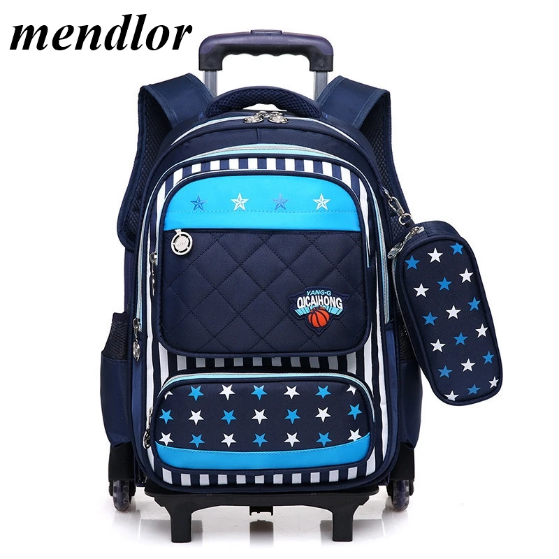 Kids 2/6 Wheels Removable Trolley Backpack Wheeled Bags School Bag for Boys Girls Travel Bags Child School Backpack Mochila
Kids 2/6 Wheels Removable Trolley Backpack Wheeled Bags School Bag for Boys Girls Travel Bags Child School Backpack Mochila