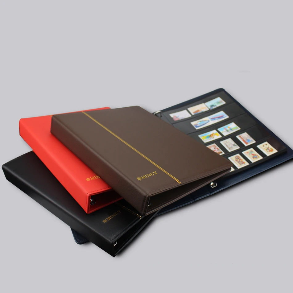 PCCB/MINGT 3 Rings Leather Empty Stamp Album for 7/9 holes Stamp Sheets Paper Money Coins Stamp Collection Book Put 35 Sheets
PCCB/MINGT 3 Rings Leather Empty Stamp Album for 7/9 holes Stamp Sheets Paper Money Coins Stamp Collection Book Put 35 Sheets