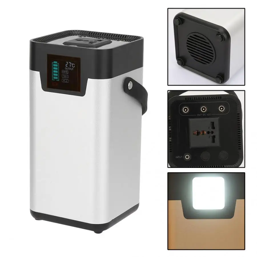 200W 52500mAh Portable Solar Generator Energy Storage Mobile Power Supply 100-240V
200W 52500mAh Portable Solar Generator Energy Storage Mobile Power Supply 100-240V