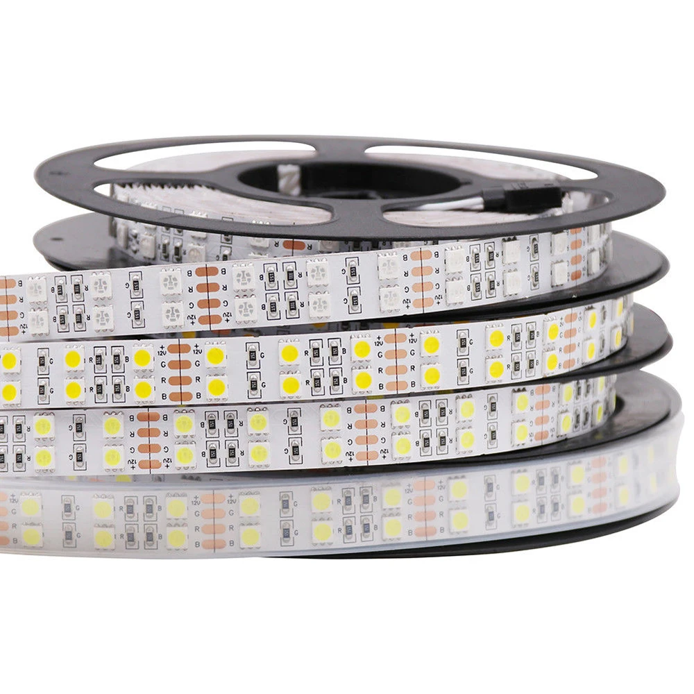 DC12v 5m/lot Waterproof Flexible LED Light Double Row 5050 LED Strip 120leds/m Whit White RGB Led Tape
DC12v 5m/lot Waterproof Flexible LED Light Double Row 5050 LED Strip 120leds/m Whit White RGB Led Tape