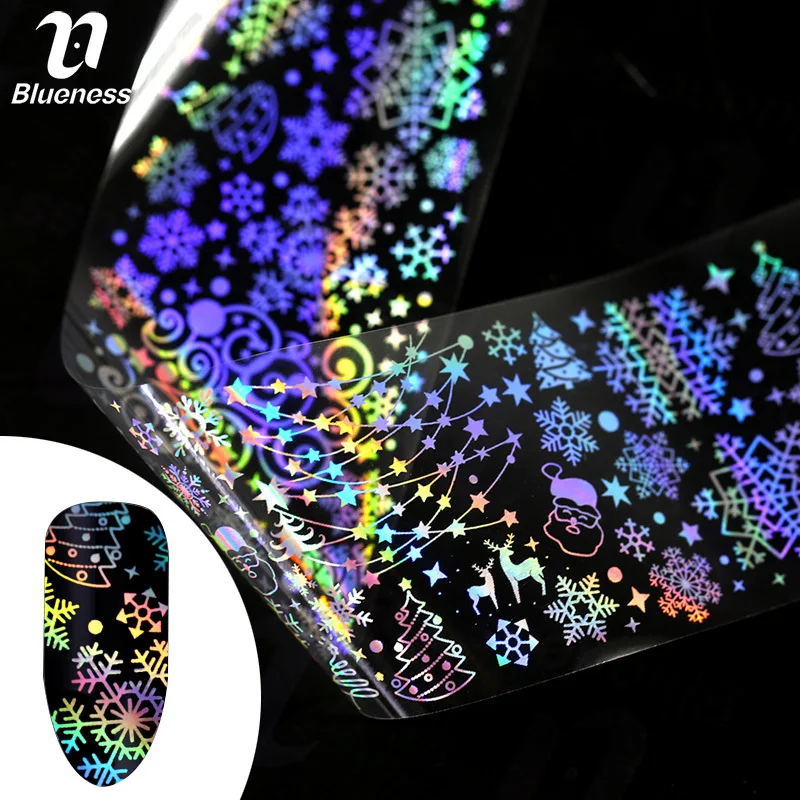 Blueness 1Roll Christmas Snowflakes Nails Stickers Laser Starry Decals Nail Art Decorations Transfer Foil Design Accessories
Blueness 1Roll Christmas Snowflakes Nails Stickers Laser Starry Decals Nail Art Decorations Transfer Foil Design Accessories