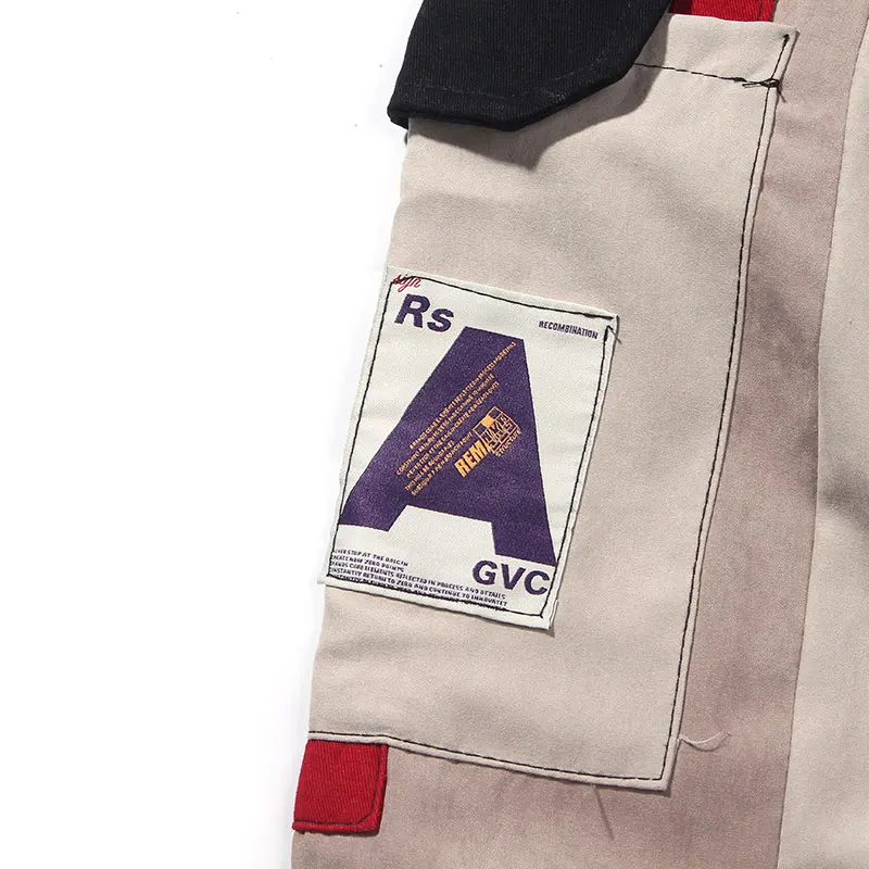 Color Block Patchwork Pants 8
