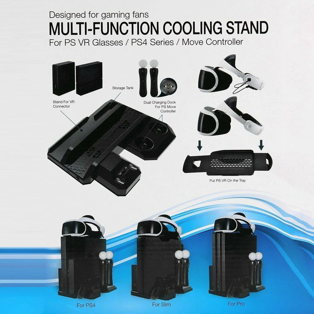 Controller Charger Game Accessories Durable Vertical Stand ABS Portable Charging Base Multifunction Station For PS4/Slim/Pro
Controller Charger Game Accessories Durable Vertical Stand ABS Portable Charging Base Multifunction Station For PS4/Slim/Pro
