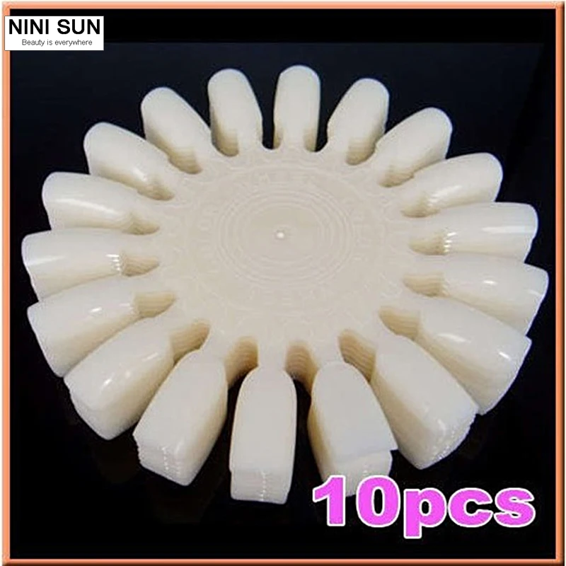 10Pcs Natural White False Nail Tips Display 18 Tips / Piece Nail Polish DIY Display Wheel Design For Beauty Nails Tool Set Art
10Pcs Natural White False Nail Tips Display 18 Tips / Piece Nail Polish DIY Display Wheel Design For Beauty Nails Tool Set Art