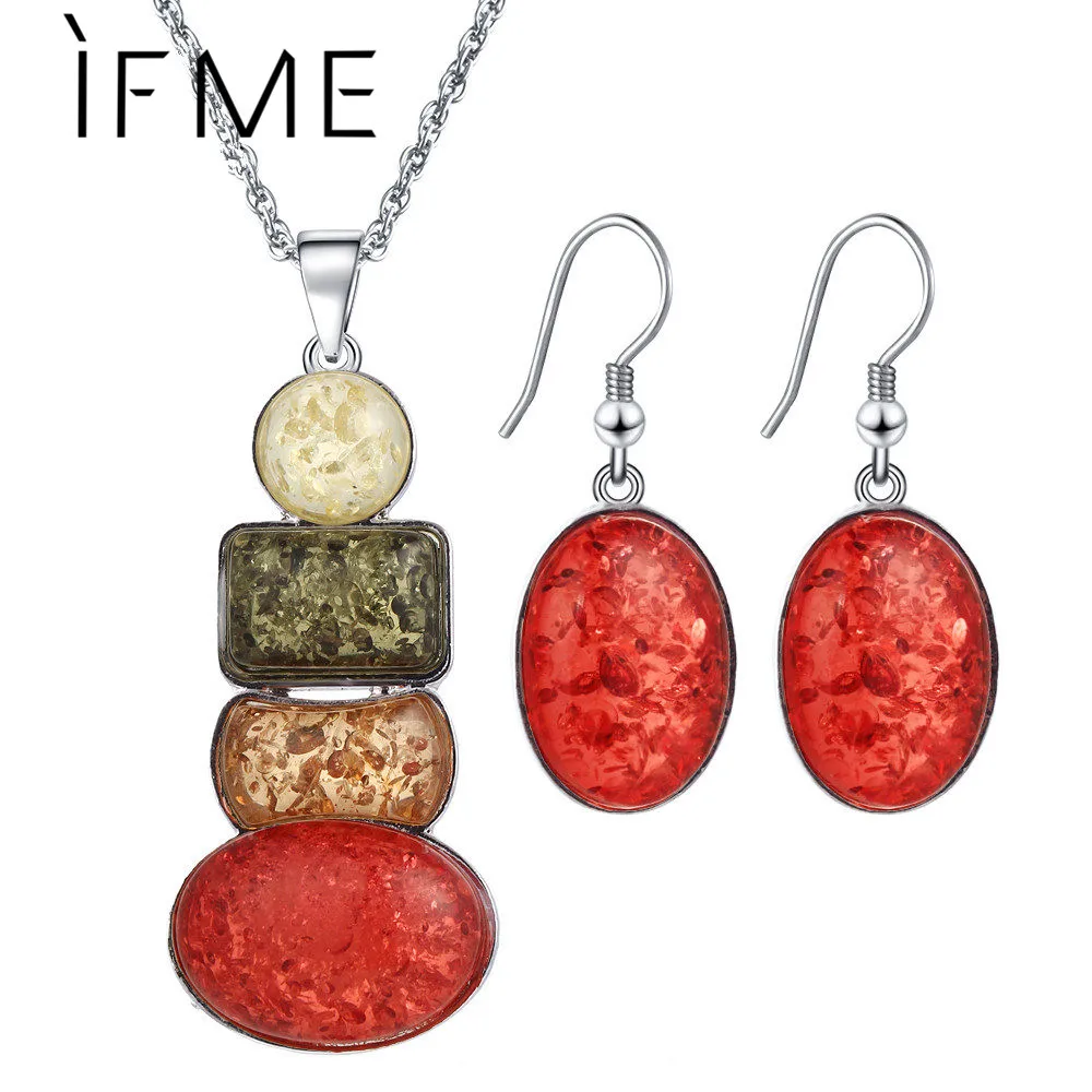 IF ME Bohemian African Jewelry Set for Women Geometric Irregular Colorful Pendant Necklace Earrings Gold Color Wedding Jewelry
IF ME Bohemian African Jewelry Set for Women Geometric Irregular Colorful Pendant Necklace Earrings Gold Color Wedding Jewelry
