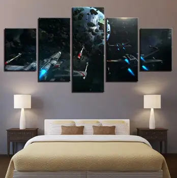 Abstract Wall Art Picture Canvas 5 Panel Star War Movie Modern HD Print Painting Modular Poster Home Decoration Art Frame
Abstract Wall Art Picture Canvas 5 Panel Star War Movie Modern HD Print Painting Modular Poster Home Decoration Art Frame