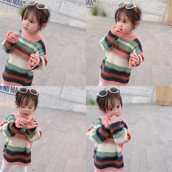 Celveroso girls sweaters spring children's sweat shirts casual pullover clothing girls rainbow tops kids splice sweater
Celveroso girls sweaters spring children's sweat shirts casual pullover clothing girls rainbow tops kids splice sweater