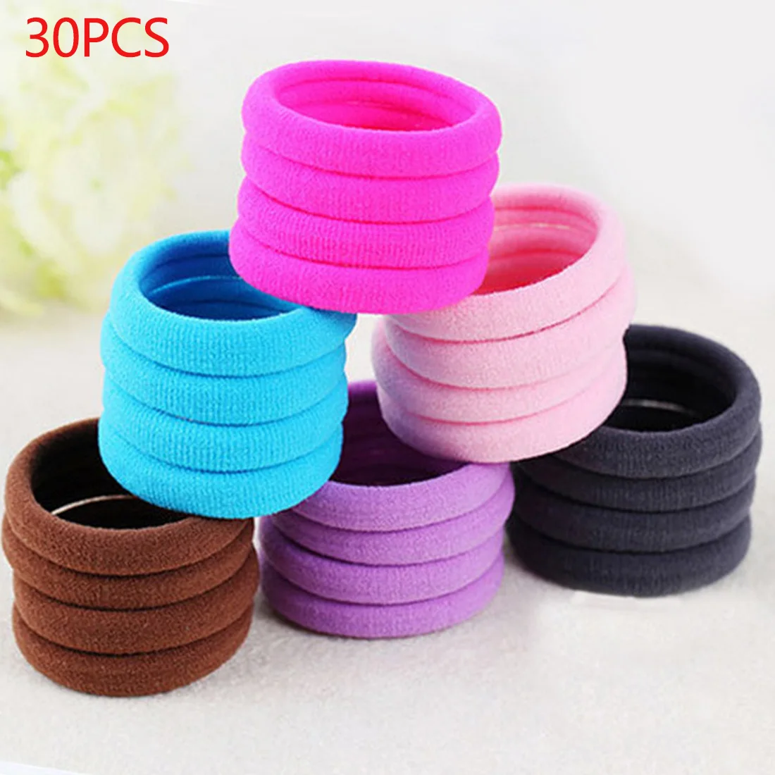 30pcs/lot Candy Color Girls Seamless Gum Elastic Ponytail Holders Rubber Rope Hair Accessories Band for Girls Hair Rings
30pcs/lot Candy Color Girls Seamless Gum Elastic Ponytail Holders Rubber Rope Hair Accessories Band for Girls Hair Rings