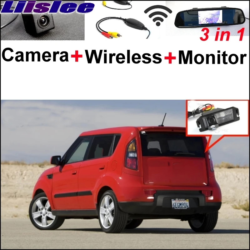 Liislee 3 in1 Special Rear View Camera + Wireless Receiver + Mirror Monitor Parking System For Kia Soul 2009~2011
Liislee 3 in1 Special Rear View Camera + Wireless Receiver + Mirror Monitor Parking System For Kia Soul 2009~2011