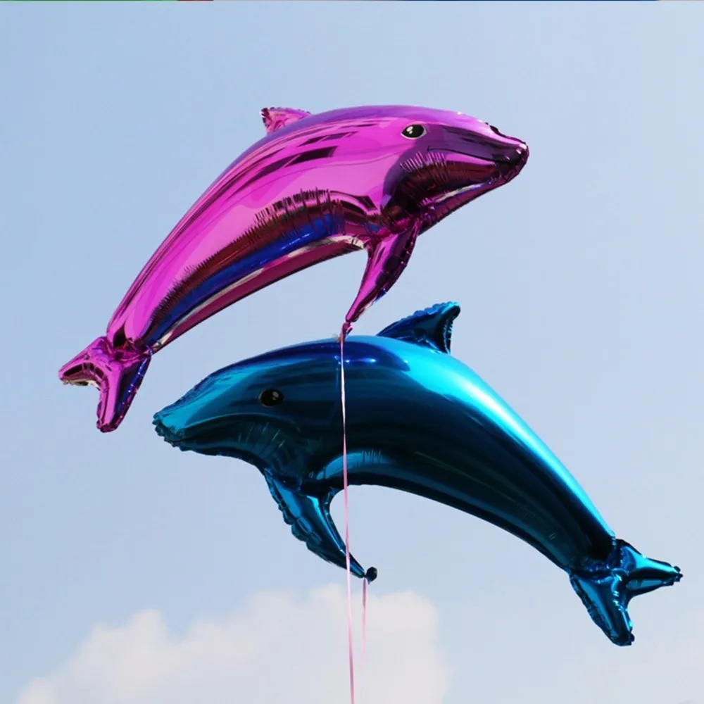 New Arrival Lovely Blue Pink Aluminium Foil Dolphin Shape Balloon Toys Child Birthday Christmas Party Gift Toy
New Arrival Lovely Blue Pink Aluminium Foil Dolphin Shape Balloon Toys Child Birthday Christmas Party Gift Toy