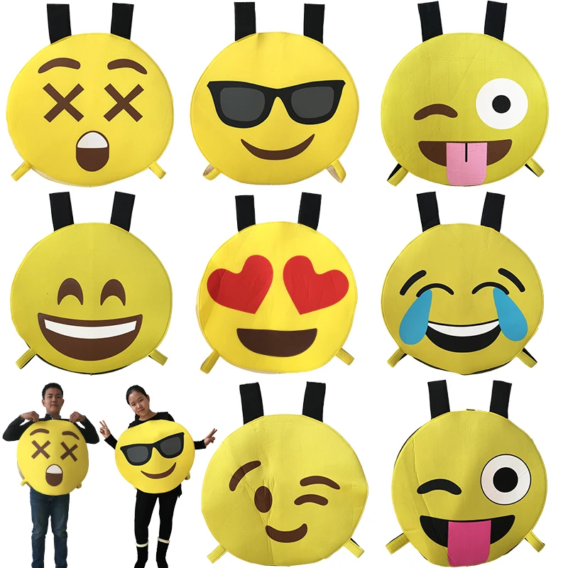 Adult children Funny face Emoji Party Emoticon angry laugh cry Costume Cosplay Sponge Clothes Fancy vest role player jumpsuit
Adult children Funny face Emoji Party Emoticon angry laugh cry Costume Cosplay Sponge Clothes Fancy vest role player jumpsuit