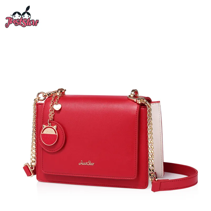 JUST STAR Brand Women's PU Leather Messenger Bags Ladies Fashion Chains Shoulder Purse Female Flap Crossbody Bags
JUST STAR Brand Women's PU Leather Messenger Bags Ladies Fashion Chains Shoulder Purse Female Flap Crossbody Bags