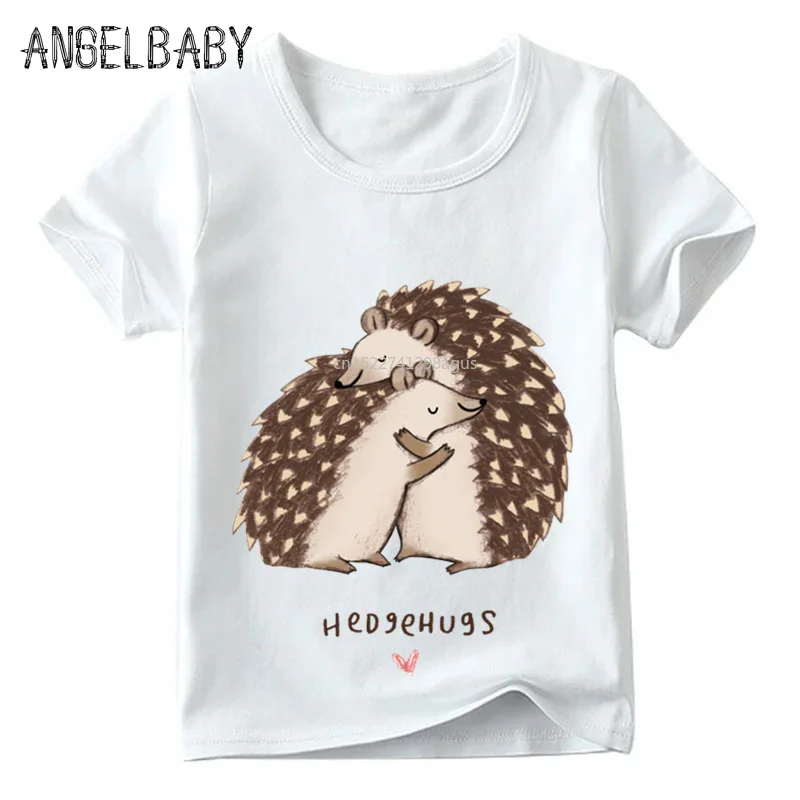 Children Hedgehog Hug/Kiss Cartoon Design T shirt Boys/Girls Summer Short Sleeve Tops Kids Soft White T-shirt,HKP2121
Children Hedgehog Hug/Kiss Cartoon Design T shirt Boys/Girls Summer Short Sleeve Tops Kids Soft White T-shirt,HKP2121