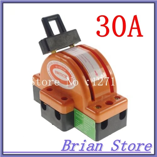

Heavy Duty 2Poles Double Throw DPDT 30A Safety Electronic Circuit Opening Load Knife Blade Disconnect Switches