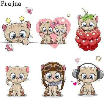 Prajna Animal Decoration Heat Transfers For Clothes Cute Cat Printed PVC Vinyl Patches Thermal Transfer Decor Iron On Appliques
Prajna Animal Decoration Heat Transfers For Clothes Cute Cat Printed PVC Vinyl Patches Thermal Transfer Decor Iron On Appliques