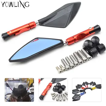 Motorcycle Mirrors motorbike moto CNC Rearview side Mirror Aluminum For Triumph Kawasaki ER6N ER6F ER-6N ER-6F MT125 MT-03 MT07
Motorcycle Mirrors motorbike moto CNC Rearview side Mirror Aluminum For Triumph Kawasaki ER6N ER6F ER-6N ER-6F MT125 MT-03 MT07