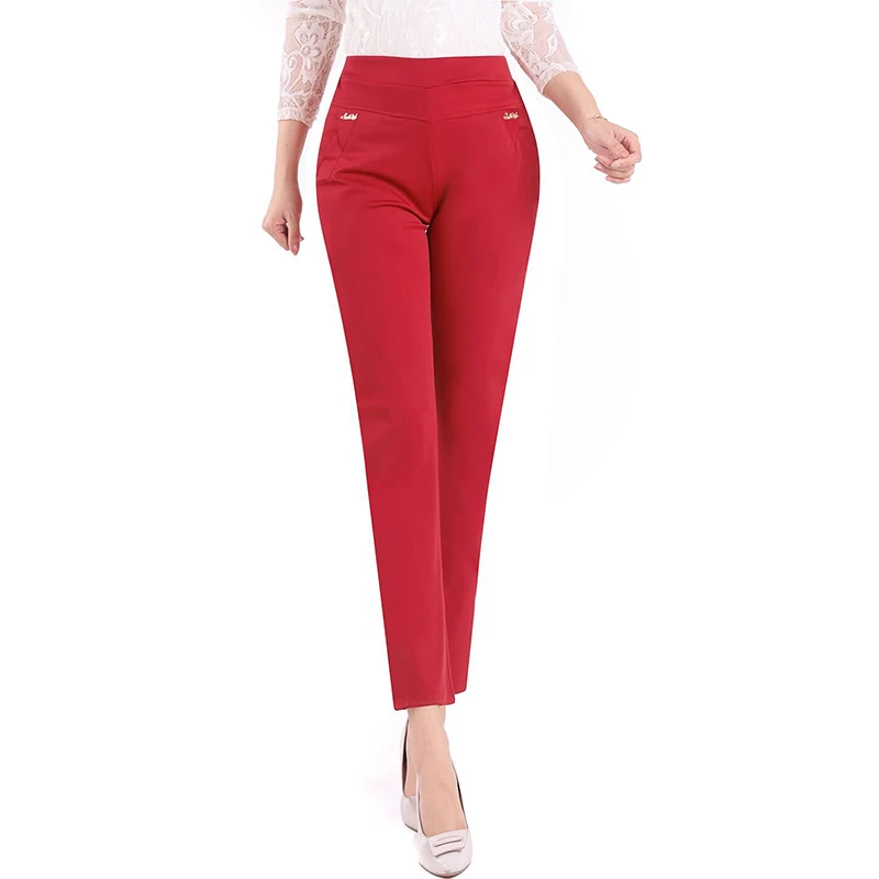 summer women's pants women casual high waist women pants Big size Pencil pants Office Work elastic candy women's trousers
summer women's pants women casual high waist women pants Big size Pencil pants Office Work elastic candy women's trousers