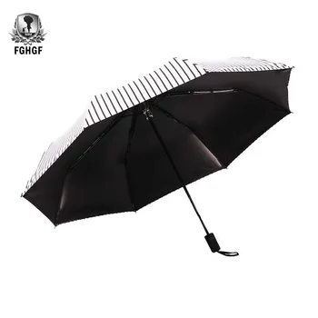FGHGF High Quality Japanese Striped Simple Black And White 3 Fold Umbrella Creative Sunny And Rainy Umbrella Women Girls
FGHGF High Quality Japanese Striped Simple Black And White 3 Fold Umbrella Creative Sunny And Rainy Umbrella Women Girls