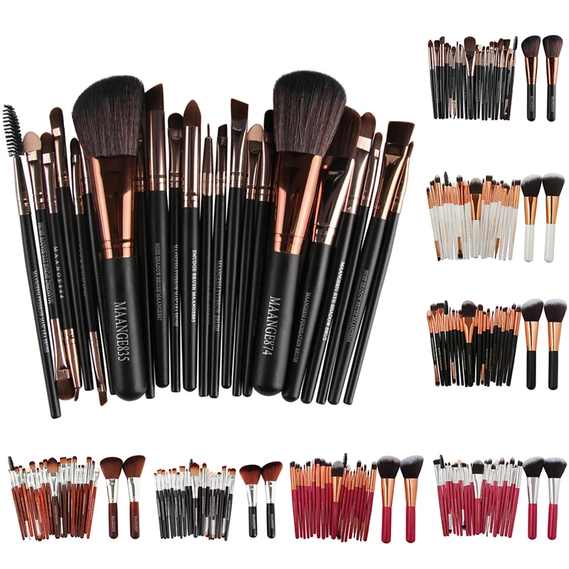 22pcs/set Convenient Portable Makeup Cosmetic Beauty Tools Eye Brush for Eyeshadow Eyebrow Multi-color Nylon Hair Wooden Handle
22pcs/set Convenient Portable Makeup Cosmetic Beauty Tools Eye Brush for Eyeshadow Eyebrow Multi-color Nylon Hair Wooden Handle