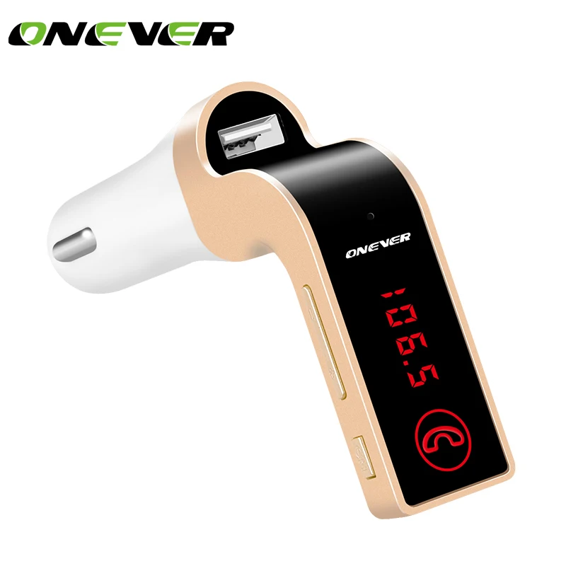 Wireless Hands Free Bluetooth FM Transmitter Modulator Car Kit MP3 Player SD USB LCD Car Music Player G7 + AUX
Wireless Hands Free Bluetooth FM Transmitter Modulator Car Kit MP3 Player SD USB LCD Car Music Player G7 + AUX