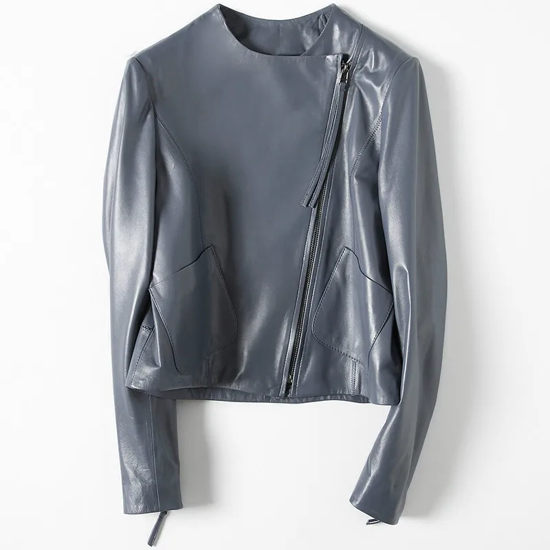 YOLANFAIRY 2019 Spring Autumn Geniune Leather Jacket Female Sheepskin Leather Jacket Short Slim Streetwear HQ18-YXG8132A MF216
YOLANFAIRY 2019 Spring Autumn Geniune Leather Jacket Female Sheepskin Leather Jacket Short Slim Streetwear HQ18-YXG8132A MF216