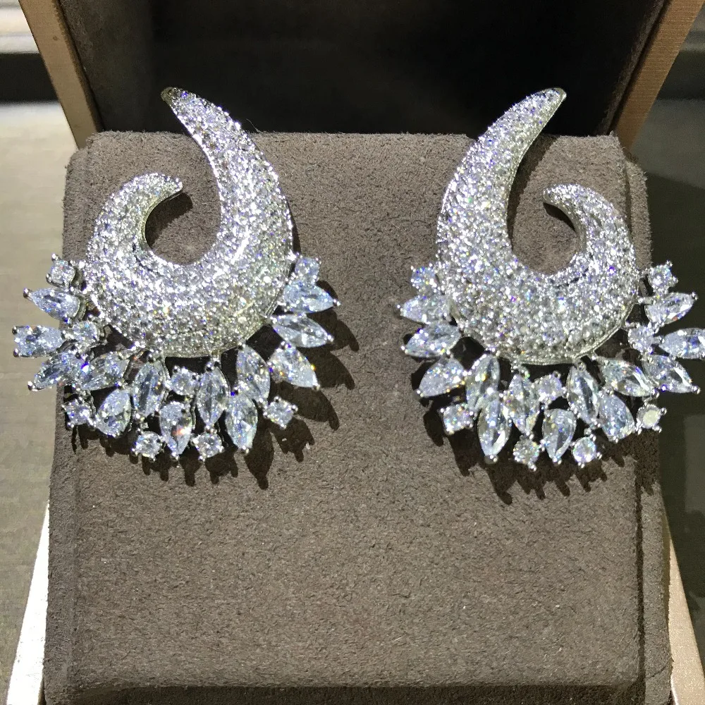jankelly Popuar Shining Colorful Flower Design Circle Full CZ Earrings For Bridal Engagement Earrings Jewelry
jankelly Popuar Shining Colorful Flower Design Circle Full CZ Earrings For Bridal Engagement Earrings Jewelry