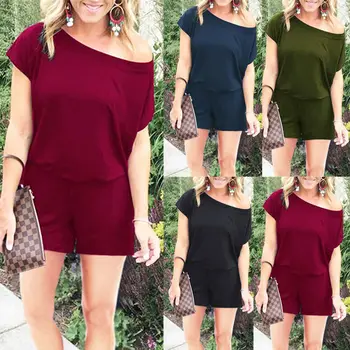 2019 Hot Summer Women Ladies Casual and Loose Solid Ultrathin and Soft Mini Playsuit Jumpsuit Romper Beach Shorts
2019 Hot Summer Women Ladies Casual and Loose Solid Ultrathin and Soft Mini Playsuit Jumpsuit Romper Beach Shorts