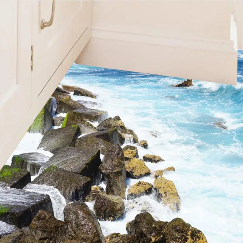 Cartoon Wall Sticker 50x70cm PVC Kitchen Bathroom Wallpaper Room Waterproof Sea Beach Floor Furniture Stickers
Cartoon Wall Sticker 50x70cm PVC Kitchen Bathroom Wallpaper Room Waterproof Sea Beach Floor Furniture Stickers