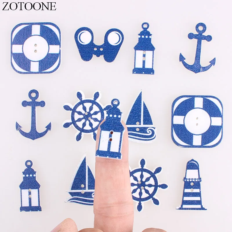 ZOTOONE 50PCS Mixed Cartoon Anchor Button Decoration Wooden Buttons Craft For Clothings Sewing Accessories Scrapbooking Handmade
ZOTOONE 50PCS Mixed Cartoon Anchor Button Decoration Wooden Buttons Craft For Clothings Sewing Accessories Scrapbooking Handmade