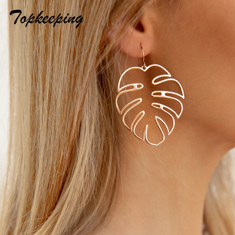 Bohemian Hollow Monstera Leaves Pendant Earring Statement Tropical Plant Dangle Earrings Women Boho Ear Jewelry Lover Gifts Sale
Bohemian Hollow Monstera Leaves Pendant Earring Statement Tropical Plant Dangle Earrings Women Boho Ear Jewelry Lover Gifts Sale